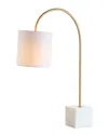 Jonathan Y Designs Fisher 25in Marble & Brass Table Lamp By