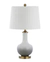 Jonathan Y Designs Gradient 25in Ceramic & Brass Led Table Lamp In Multi