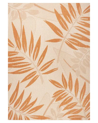 Jonathan Y Designs Havana Tropical Indoor/outdoor Rug In Cream