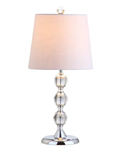 Jonathan Y Designs Hudson 20in Crystal Mini Table Lamp In Multi