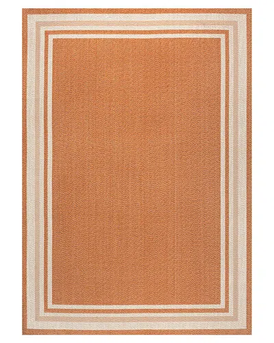 Jonathan Y Designs James Modern Indoor/outdoor Rug In Orange