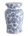 Jonathan Y Designs Jonathan Y Poppies Ceramic Garden Stool In White