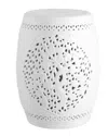 Jonathan Y Designs Jonathan Y Tree Of Life 18in Ceramic Garden Stool In White