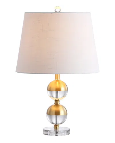 Jonathan Y Designs Jules 23in Crystal Mini Table Lamp In White