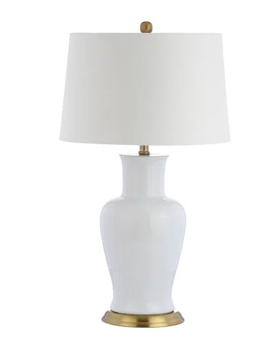 Jonathan Y Designs Julian 29in Ceramic Table Lamp In White