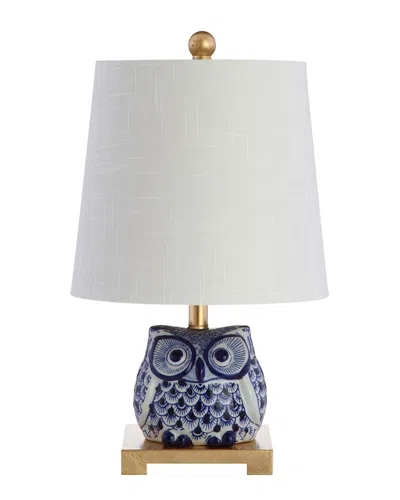 Jonathan Y Designs Justina 16in Ceramic Mini Led Table Lamp In Multi
