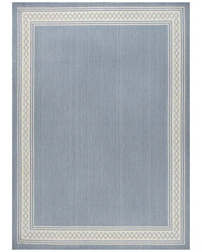 Jonathan Y Designs Lucia Classic Indoor/outdoor Rug In Blue