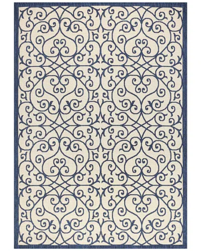 Jonathan Y Designs Madrid Vintage Indoor/outdoor Rug In Navy