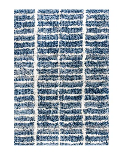 Jonathan Y Designs Malibu Shag Rug In Blue