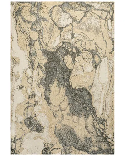 Jonathan Y Designs Marmo Abstract Rug In Brown