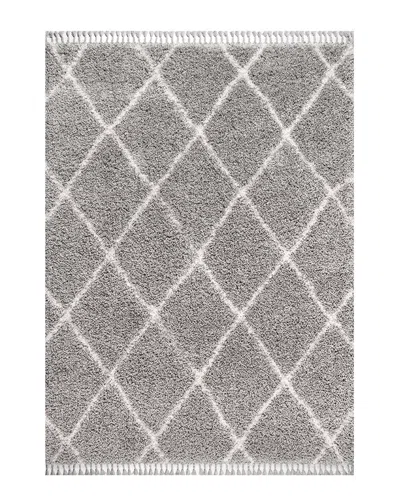 Jonathan Y Designs Mercer Shag Rug In Gray
