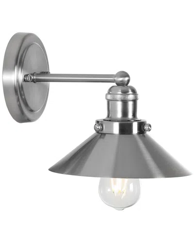 Jonathan Y Designs July 7 88 1 Light Metal Shade Sconce In Metallic