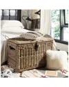 JONATHAN Y DESIGNS JONATHAN Y DESIGNS MICHAEL WICKER STORAGE TRUNK