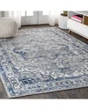 Jonathan Y Designs Modern Persian Rug In Blue