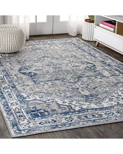 Jonathan Y Designs Modern Persian Rug In Blue