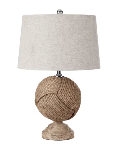 Jonathan Y Designs Monkey's Fist 24in Knotted Rope Table Lamp