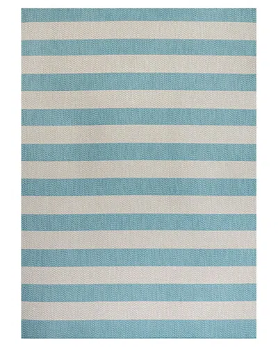 Jonathan Y Designs Negril Two-tone Indoor/outdoor Rug In Aqua