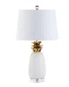 Jonathan Y Designs Pineapple 23in Ceramic Table Lamp In Multi