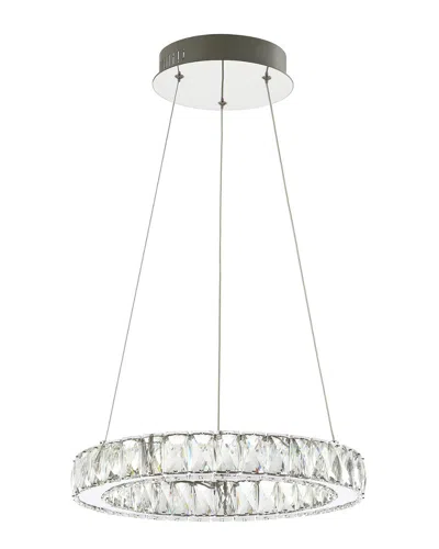 Jonathan Y Designs Reese 15.7in Adjustable Integrated Led Chandelier Pendant In Multi