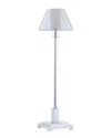 Jonathan Y Designs Roxy 26in Metal Shade Led Table Lamp In Chrome