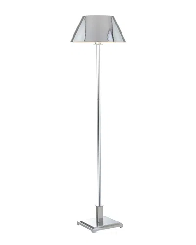 Jonathan Y Designs Roxy 60in Metal Floor Lamp In Silver