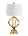 Jonathan Y Designs Sebastian 28.5in Metal Trellis Led Table Lamp