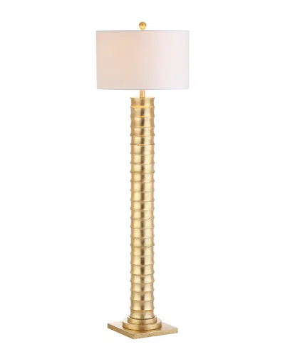 Jonathan Y Designs Serena 63in Led Floor Lamp In White