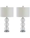 Jonathan Y Bella Glass Triple-sphere Led Table Lamp - Set Of 2