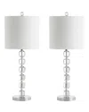 Jonathan Y Designs Set Of 2 Cary 27.5in Modern Stacked Led Table Lamps