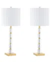 Jonathan Y Designs Set Of 2 Claire 28.5in Crystal Table Lamps