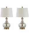Jonathan Y Designs Set Of 2 Lavelle 25in Glass Table Lamps