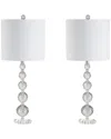 Jonathan Y Designs Set Of 2 Nala 28.5in Crystal Table Lamp