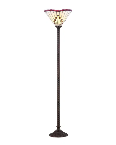 Jonathan Y Designs Smith Tiffany-style 70.5in Torchiere Floor Lamp