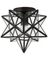 Jonathan Y Designs Stella 9.75in Moravian Star Led Pendant
