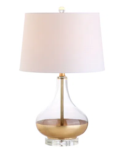 Jonathan Y Designs West 24.5in Glass Table Lamp In Multi