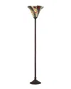 Jonathan Y Designs Williams Tiffany-style 71in Torchiere Floor Lamp