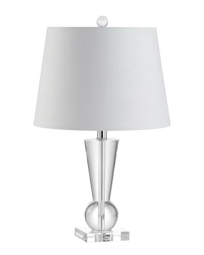 Jonathan Y Designs Wynne 22in Crystal Table Lamp In White