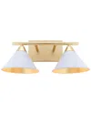 Jonathan Y Designs Yvette 2-light Metal Vanity Wall Light