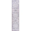 Jonathan Y Didim Boho Gray Medallion Machine-washable Area Rug In Gray/purple
