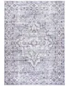Jonathan Y Didim Medallion Machine Washable Rug In Gray