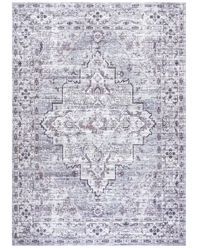 Jonathan Y Didim Medallion Machine Washable Rug In Grey