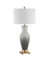 Jonathan Y Dip Dye Led Table Lamp In White,gray