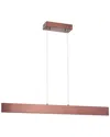 Jonathan Y Draper 40in Dimmable Adjustable Integrated Led Metal Linear Pendant
