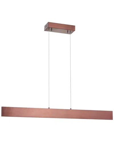JONATHAN Y JONATHAN Y DRAPER 40IN DIMMABLE ADJUSTABLE INTEGRATED LED METAL LINEAR PENDANT