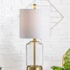 Jonathan Y Duncan 20.5" Glass/metal Led Table Lamp