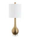 Jonathan Y Dylan 25in Metalcrystal Teardrop Led Table Lamp