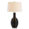 Jonathan Y Dylan 29.5" Ceramic Led Table Lamp In Black