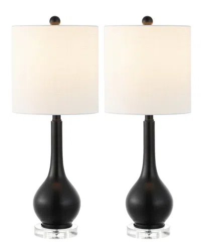 Jonathan Y Dylan Table Lamp In Black