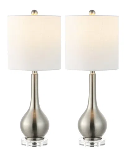 Jonathan Y Dylan Table Lamp In Metallic