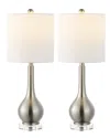 Jonathan Y Dylan Table Lamp In Silver